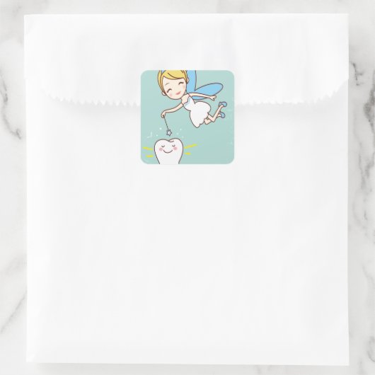 2月28日 – 歯の妖精の日 スクエアシール (バッグ)