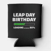 2月29日うるう年誕生日50%うるう日のロード 缶クーラー (正面)