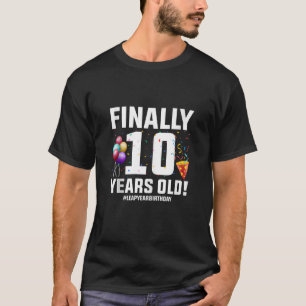 2月29日うるう日ついに10歳誕生日部 Tシャツ