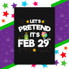 2月29日うるう日ふる閏年誕生日 カード