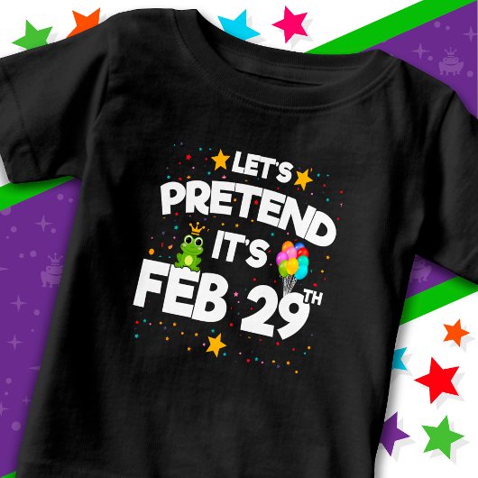 2月29日うるう日ふる閏年誕生日 ベビーTシャツ