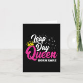 2月29日うるう日クイーンリープイヤー誕生日生まれレア カード (正面)