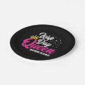 2月29日うるう日クイーンリープイヤー誕生日生まれレア ペーパープレート (アングル)