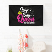 2月29日うるう日クイーンリープイヤー誕生日生まれレア 横断幕 (インサイチュ)