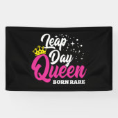 2月29日うるう日クイーンリープイヤー誕生日生まれレア 横断幕 (横)
