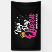 2月29日うるう日クイーンリープイヤー誕生日生まれレア 横断幕 (縦)