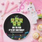 2月29日うるう日、私の誕生日うるう年生まれ ペーパープレート (パーティー)