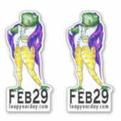 2月29日王室の急上昇 シール (正面)