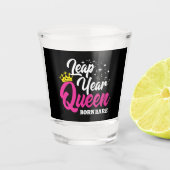 2月29日閏年クイーンリープデイ誕生日生まれレア ショットグラス (正面)