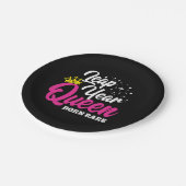 2月29日閏年クイーンリープデイ誕生日生まれレア ペーパープレート (アングル)