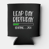 2月29日閏日誕生日25%閏年の読み込み 缶クーラー (正面)