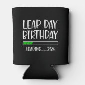 2月29日閏日誕生日25%閏年の読み込み 缶クーラー (裏面)