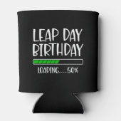 2月29日閏日誕生日50%閏年の読み込み 缶クーラー (裏面)