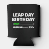 2月29日 うるう年誕生日 25% ロード中 うるう日 缶クーラー (裏面)