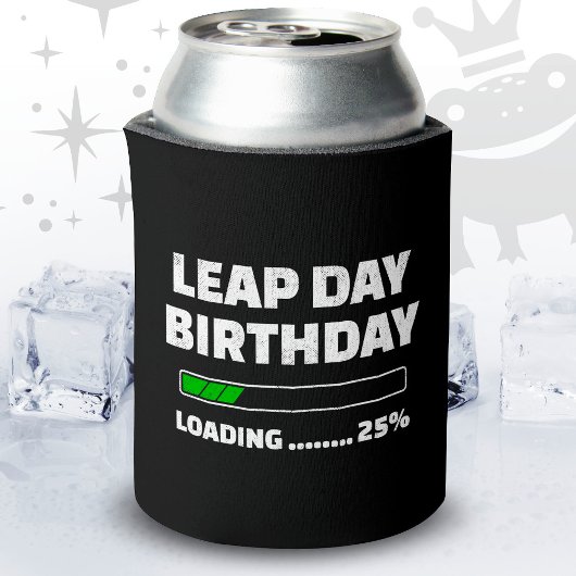 2月29日 うるう年誕生日 25% ロード中 うるう日 缶クーラー