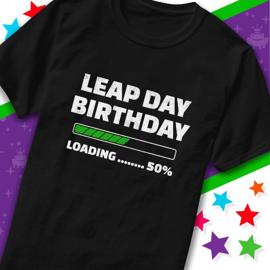 2月29日 うるう年誕生日 50% ロード中 うるう日 Tシャツ
