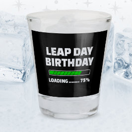 2月29日 うるう年誕生日 75% ロード中 うるう日 ショットグラス