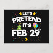 2月29日 うるう日 お誕生日 ポストカード (正面)