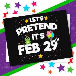 2月29日 うるう日 お誕生日 気分 ポストカード