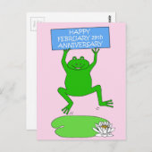 2月29日（金）おめでとうございます ポストカード (正面/裏面)