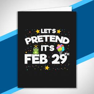 2月29日 – 閏日誕生日 – 閏年誕生日 カード