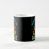 2月29生まれ日：スキップ跳躍のエージングリピート コーヒーマグカップ (中央)