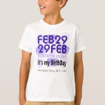 2月29 Tシャツ<br><div class="desc">FEB 29 29 FEBあなたがそれを言っても私の誕生日</div>