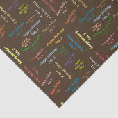 2月3日誕生日ティッシュペーパー 薄葉紙 (詳細)