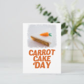 2月3日 – にんじんケーキの日 – 感謝の日 ポストカード (スタンド正面)