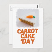 2月3日 – にんじんケーキの日 – 感謝の日 ポストカード (正面/裏面)