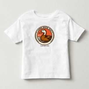 2月6日 – ラメ・ダックの日 トドラーTシャツ