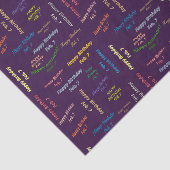 2月7日誕生日ティッシュペーパー 薄葉紙 (詳細)