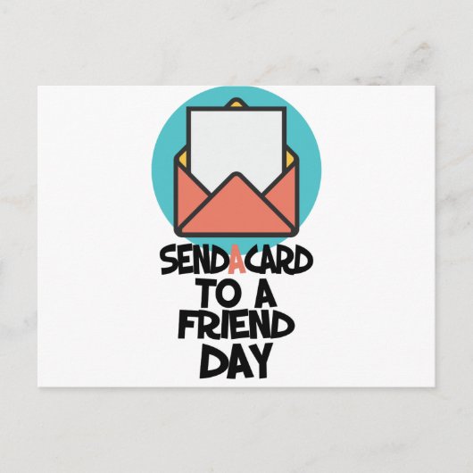 2月7日 – 友だちの日にカードを送る ポストカード (正面)