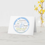 2月9日の誕生日-アクエリアス カード (黄色い花)