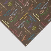 2月9日誕生日ティッシュペーパー 薄葉紙 (詳細)