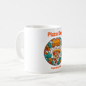 2月9日 – ピザの日 コーヒーマグカップ (正面左)