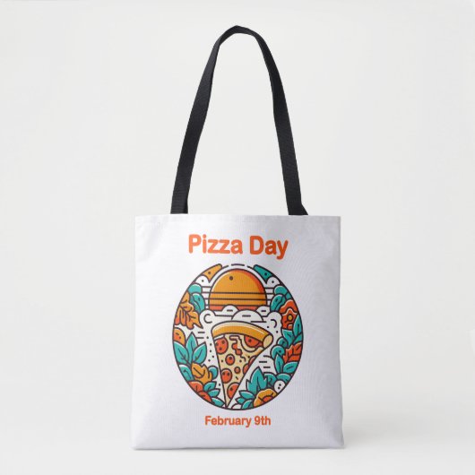 2月9日 – ピザの日 トートバッグ (正面)