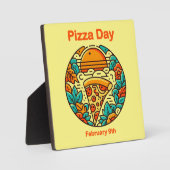 2月9日 – ピザの日 フォトプラーク (正面)