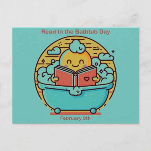 2月9日 – 読浴槽の日 ポストカード (正面)