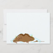 2月 フレンドリー・グラウンドホッグデイ・バースデーパーティー ご招待 招待状 (裏面)