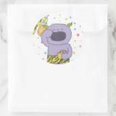 2月 モンスターシール 6枚入り ラウンドシール (バッグ)