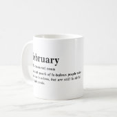 2月 定義 誕生日 コーヒーマグカップ (正面左)