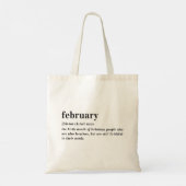 2月 定義 誕生日 トートバッグ (裏面)