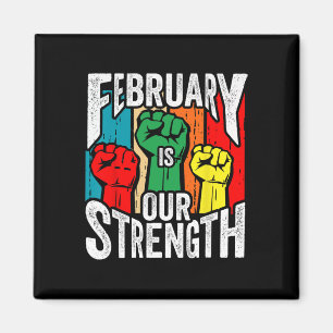2月 私たちの強さ 黒人の歴史月間 アフリカ系 マグネット