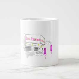 2本のグラム陰性の棒がバーに入る ジャンボコーヒーマグカップ