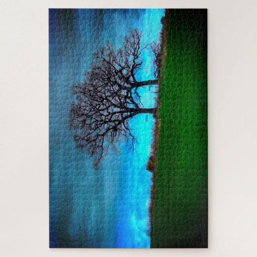 2本の木 ジグソーパズル (縦)