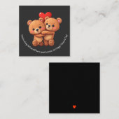 2本の漫画は抱きしめている。 エンクロージャーカード (正面/裏面)