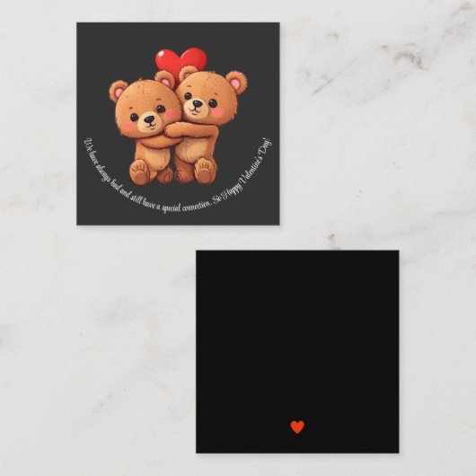 2本の漫画は抱きしめている。 エンクロージャーカード (正面/裏面)