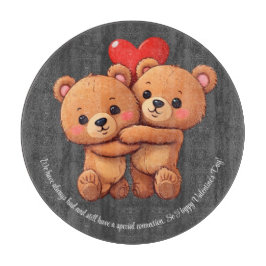 2本の漫画は抱きしめている。 カッティングボード