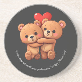 2本の漫画は抱きしめている。 コースター